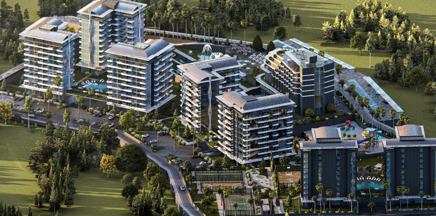 1+1 Leilighet i Alanya, Antalya, Tyrkia Nr. 156013