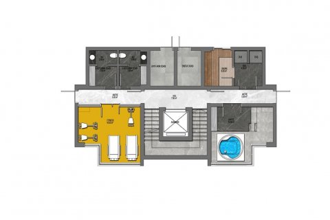 Продажа квартиры в Каргыджаке, Аланье, Анталье, Турция 1+1, 52м2, №114141 – фото 26