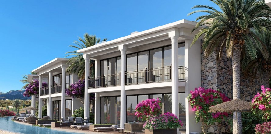 Dubleks daire Aloha Beach Resort 1+1, Esentepe, Girne,  №144968