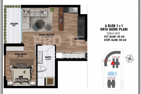 Wohnung in Altintash, Antalya, Türkei Nr. 192017 - 12