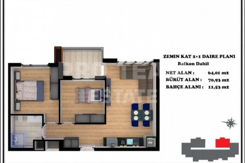 Lejlighed  i Altintash, Antalya, Tyrkiet Nr. 192019 - 15