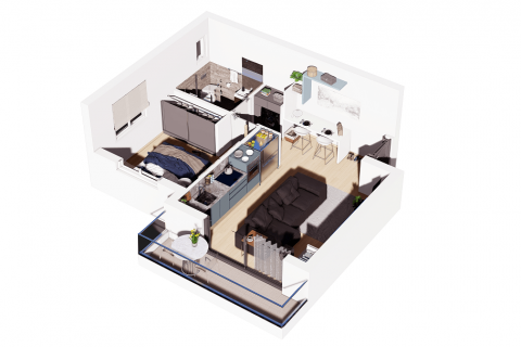 Apartment for sale  in Famagusta, Northern Cyprus, 85m2, No. 210591 – photo 15