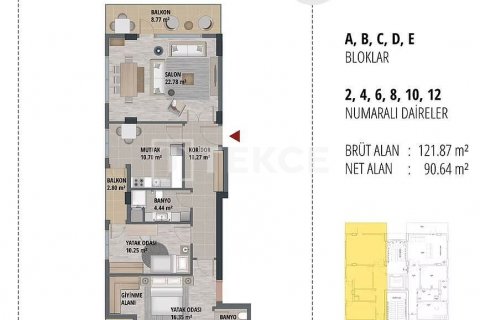 2+1 Wohnung in Antalya, Türkei Nr. 192057 - 24