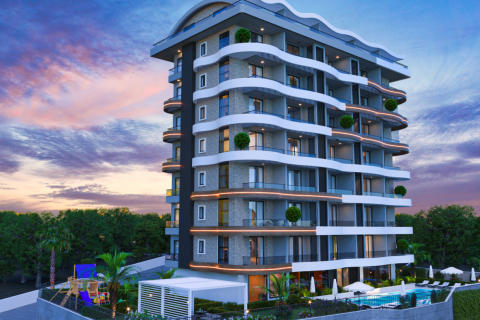 1+1 Lejlighed  i Avsallar, Antalya, Tyrkiet Nr. 131677