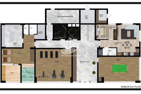 Продажа квартиры  в Авсалларе, Анталье, Турция 1+1, 50м2, №131677 – фото 22