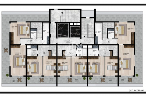Продажа квартиры  в Авсалларе, Анталье, Турция 1+1, 50м2, №131677 – фото 25