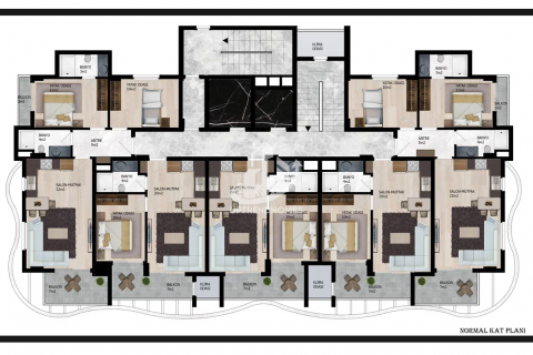 Продажа квартиры  в Авсалларе, Анталье, Турция 1+1, 50м2, №131677 – фото 23