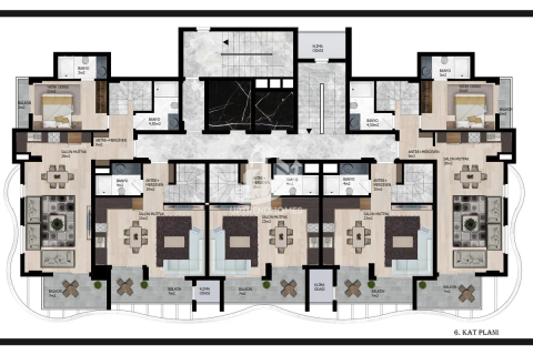 Продажа квартиры  в Авсалларе, Анталье, Турция 1+1, 50м2, №131677 – фото 24