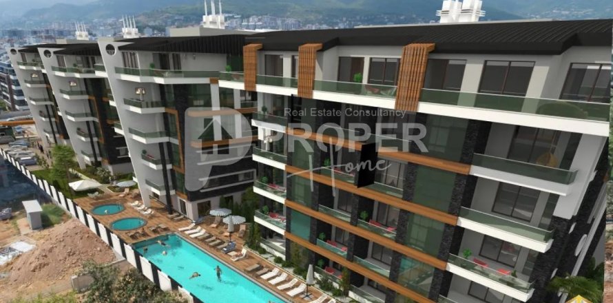 Lejlighed  i Alanya, Antalya, Tyrkiet Nr. 111578