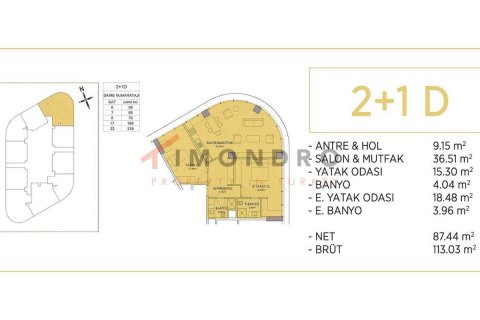 3+1 Lägenhet  i Kadikoy, Istanbul, istanbul, Turkiet Nr. 151298 - 17
