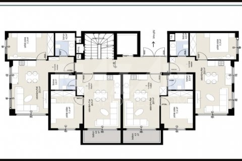 2+1 Lejlighed  i Avsallar, Antalya, Tyrkiet Nr. 116799 - 21
