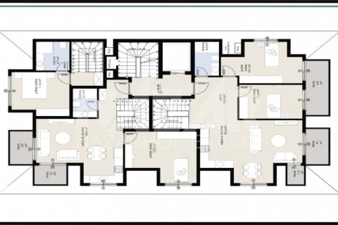 2+1 Lejlighed  i Avsallar, Antalya, Tyrkiet Nr. 116799 - 24