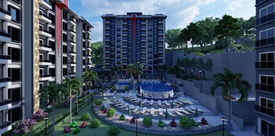 2+1 Leilighet i Alanya, Antalya, Tyrkia Nr. 211407
