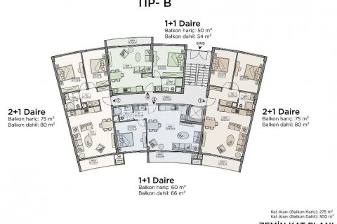 Dubleks daire 2+1 Girne, №190460 - 24