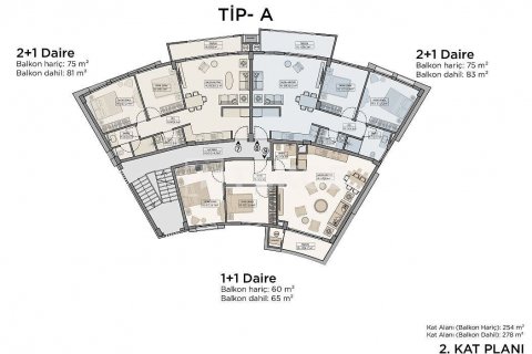 Dubleks daire 2+1 Girne, №190460 - 23
