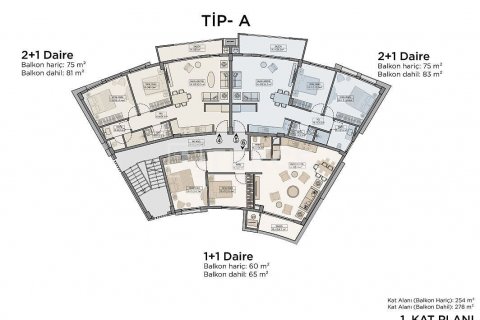 Dubleks daire 2+1 Girne, №190460 - 22