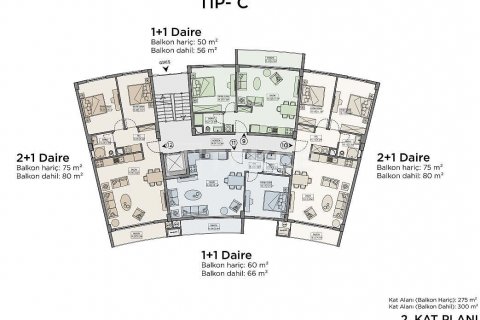 Dubleks daire 2+1 Girne, №190460 - 29