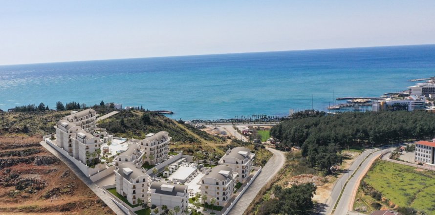 1+1 Lejlighed  i Turkler, Alanya, Antalya, Tyrkiet Nr. 111226