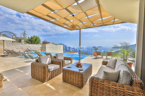 5+1 Villa  i Kas, Antalya, Tyrkia Nr. 193853 - 11