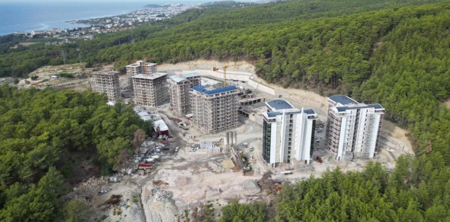 3+1 Leilighet  i Alanya, Antalya, Tyrkia Nr. 115388
