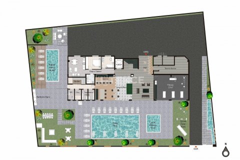 4+1 Takvåning i Alanya, Antalya, Turkiet Nr. 43882 - 8