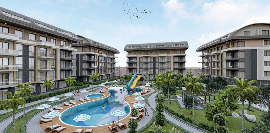 1+1 Leilighet i Alanya, Antalya, Tyrkia Nr. 211469