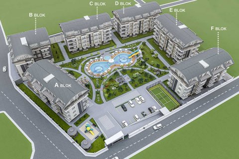 1+1 Leilighet i Alanya, Antalya, Tyrkia Nr. 211469 - 3