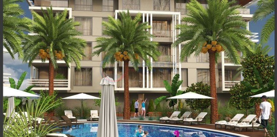 2+1 Leilighet i Alanya, Antalya, Tyrkia Nr. 211466