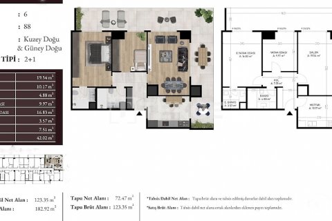 Продажа квартиры  в Стамбуле, Турция 1+1, 79м2, №210301 – фото 4