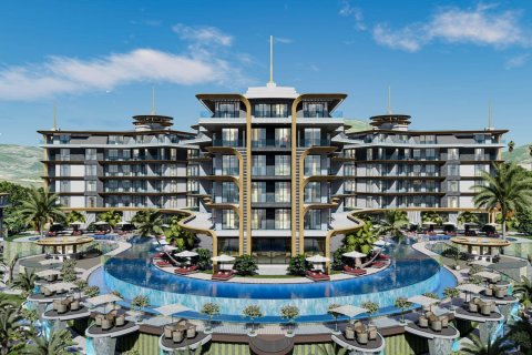 1+1 Leilighet i Cebeci Vista Alanya Kestel, Kestel, Antalya, Tyrkia Nr. 149455