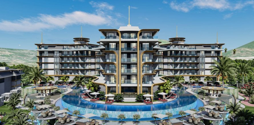 Daire Cebeci Vista Alanya Kestel 1+1, Kestel, Antalya, Türkiye №149455