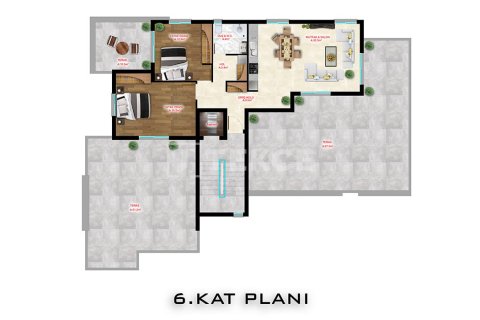 Продажа квартиры в Искеле, Северный Кипр 2+1, 95м2, №69160 – фото 3