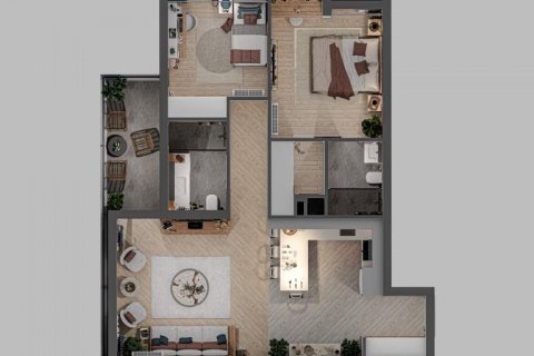 Продажа квартиры в Алтынташа, Анталье, Турция 2 комн., 73м2, №149422 – фото 14