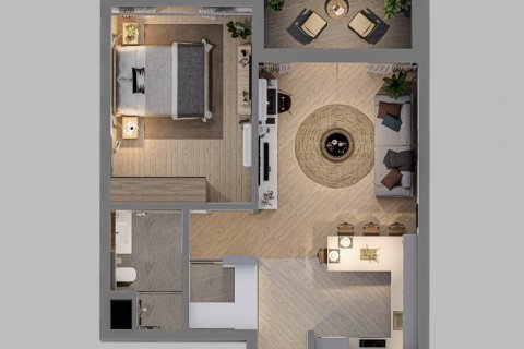 Продажа квартиры в Алтынташа, Анталье, Турция 2 комн., 73м2, №149422 – фото 13
