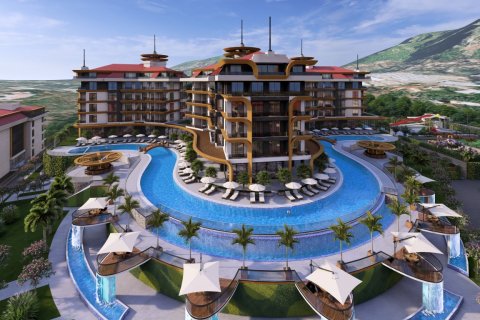 1+1 Lägenhet  i Alanya, Antalya, Turkiet Nr. 116924
