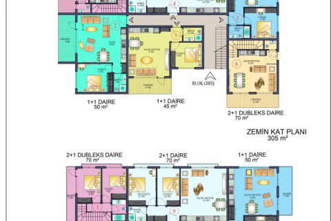 آپارتمان در Alsancak ، ترکیه 70 متر مربع. شماره 210818 - 15