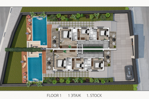 3+1 Villa i Avsallar, Antalya, Tyrkiet Nr. 41234 - 20