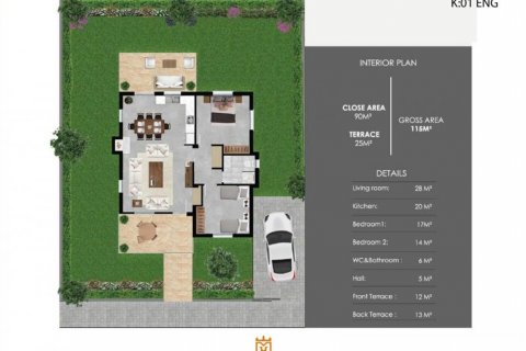 2+1 Villa  i  Nr. 115377 - 21