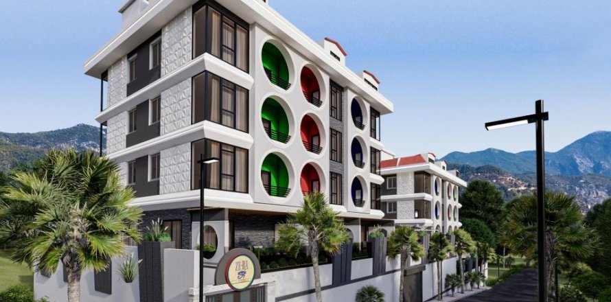 1+1 Lägenhet i Mahmutlar, Antalya, Turkiet Nr. 115403