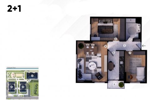Apartment for sale in Eyup, Istanbul, Turkey, 90m2, No. 146977 – photo 13