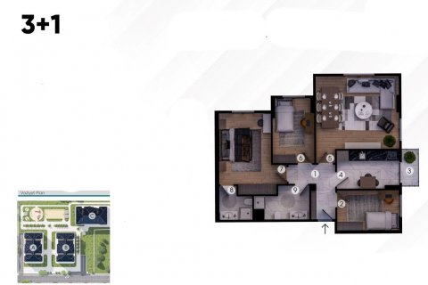 Apartment for sale in Eyup, Istanbul, Turkey, 90m2, No. 146977 – photo 14