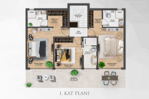 Villa 8+1 Alanya, Antalya, Türkiye №120951 - 2