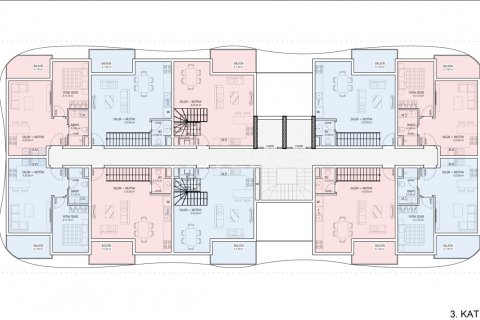 Продажа квартиры в Аланье, Анталье, Турция 1+1, 55м2, №117137 – фото 4