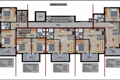 Penthouse for sale in Alanya, Antalya, Turkey, 2 bedrooms, 100m2, No. 69204 – photo 3