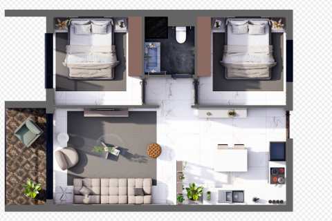Apartment for sale  in Northern Cyprus, studio, 35m2, No. 137399 – photo 25