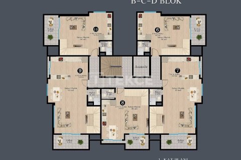 Apartment for sale in Alanya, Antalya, Turkey, 3 bedrooms, 155m2, No. 44132 – photo 28