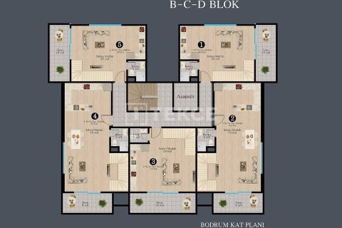 Apartment for sale in Alanya, Antalya, Turkey, 3 bedrooms, 155m2, No. 44132 – photo 30