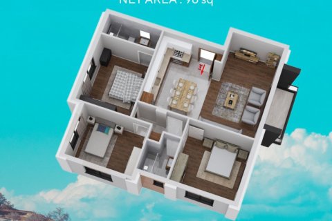 Lejlighed  i  Nr. 122913 - 15