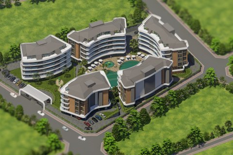 1+1 Leilighet  i Oba, Antalya, Tyrkia Nr. 131414