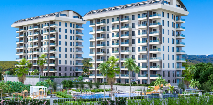 1+1 Lejlighed i Konakli, Antalya, Tyrkiet Nr. 190576
